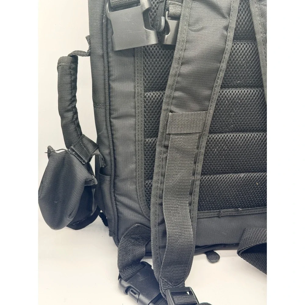 Diaper Dude Dad Diaper Bag Backpack Black Changing Pad Multi Pocket Travel